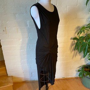 All Saints Dk grey/black cotton dress.